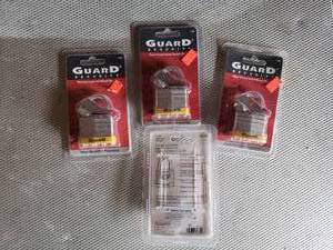 Lot of 4 Padlocks