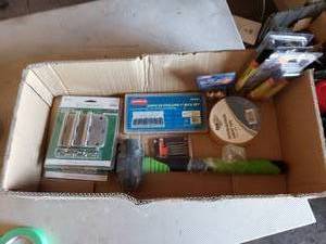 Hammer, Phillips Bits, Hinches, Tape, Touch Up Markers