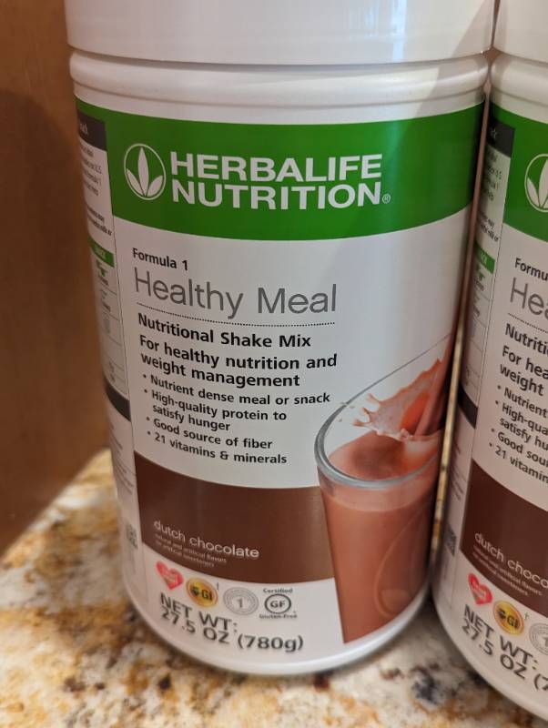Herbalife Nutrition Formula 1 Healthy Meal Nutritional Shake Mix - Dutch  Chocolate, 780g for sale online