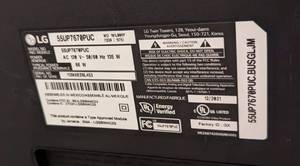 LG 55 Smart TV