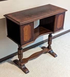 Petite Vintage Wood Side Table