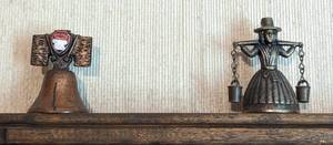 Vintage Printer Tray and Miniature Figurine Collection