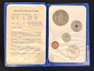 Danish Handlesbanken and Bornholmerbanken 1978 Coin Proof Sets