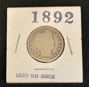 3 United States Liberty Head Quarter Coins