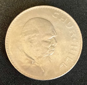 Two Winston Churchill Kroner Coins from 1965