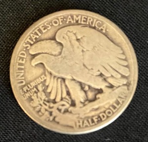 1918 Walking Liberty Half Dollar Coin