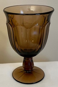 12 Vintage Brown Noritake Provincial Stemmed Glasses