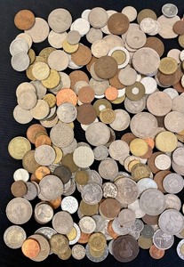 Variety of Coins from Around the World