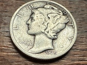 (7) United States Mercury Dimes