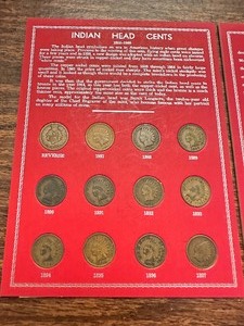 United States 1887-1909 Indian Head Penny Collection
