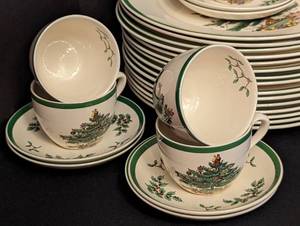 Spode Christmas Tree Dish Set