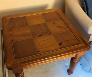 Wood Side Table