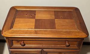 Small Wood Storage Table
