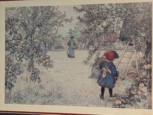 Pair of Framed Carl Larsson Prints