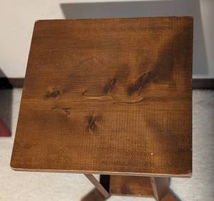 Vintage Wood Plant Stand
