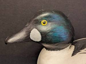 Unsigned Painted Wood Duck Decoy
