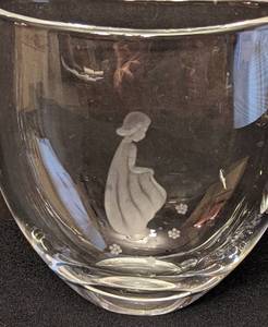 Three Etched Orrefors Vases