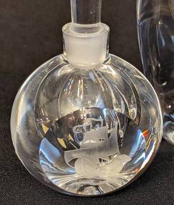 Orrefors Perfume Dauber and Vases