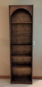 Tall Wood Bookshelf