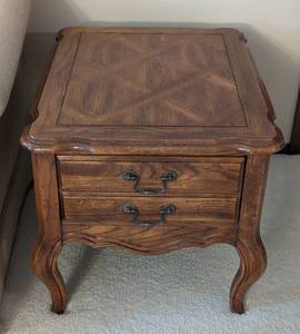 Vintage Wood Side Table