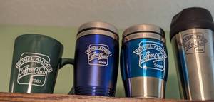 Assortment of Bethel College Alumni Coffee Club Mugs