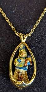 Pair of Hummel Silver and Gold Plated Necklaces
