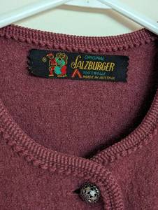 Mauve Salzburger Wool Cardigan