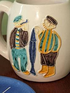 Bornholm Ceramic Mugs and Christmas Dish