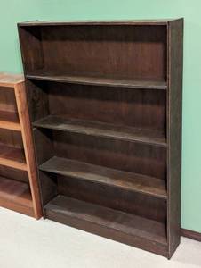 Pair of Small Wood Bookshelves
