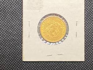 1880 Gold Liberty $5.00 Coin O.24187 Oz. of gold