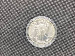 1988 Mint State American Silver Eagle in Original Mint box with COA