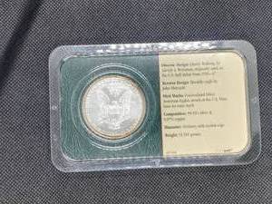2002 Uncirculated American Silver Eagle in Original sealed Littleton Holder