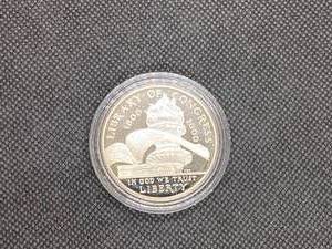 2000-P Library of Congress Proof Commemorative Silver Dollar
