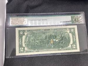 1976 $2.00 Federal Reserve Note Graded 65EPQ by PMG