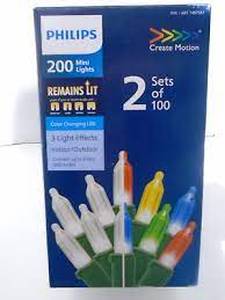 Philips Mini LED Color Light Strings 200 Count