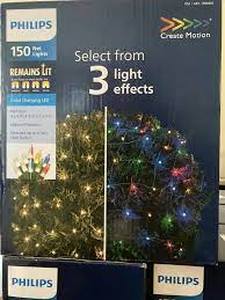 Philips 150-Light Smooth Mini Multicolored Christmas Net Lights