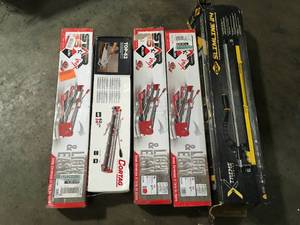 Lot of Assorted Tile Cutters Various Models and Conditions Customer Returns See Pictures