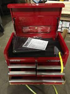 Husky 27 in 6 Drawer Red Chest Customer Returns See Pictures