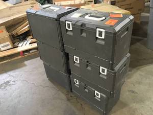 6 Boxes of RYOBI 18 in. 38cc 2-Cycle Gas Chainsaw with Heavy Duty Case Various Conditions  Customer Returns See Pictures