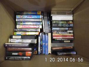 lot 14 image: Mixture of entertainment with movies like Harry Potter Boxed DVD Sets, XBox, PS2 and more