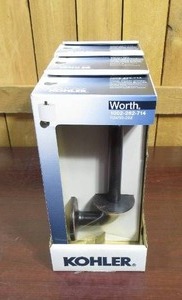 THREE - Kohler Worth Toilet Paper Holder in Oil-Rubbed Bronze