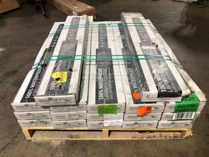 lot 38 image: A&A Surfaces Trinity Barrington 10 mm T x 7 in. W Waterproof Laminate Wood Flooring (18 sqftcase) 17 boxes