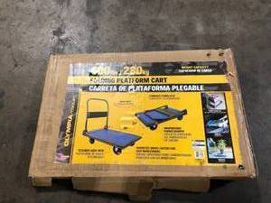 lot 46 image: PACK-N-ROLL Heavy Duty 600 lb. Capacity Folding Platform Cart Costumer Returns See Pics