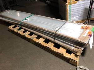lot 47 image: Lot of Everbilt 12 ft. x 20 in. Heavy Duty Wire Shelf Costumer Returns