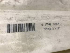 lot 5 image: 3IN SCHED 40 WHITE PLUMBING PIPING