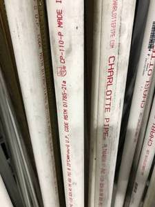 lot 6 image: 1 IN X 10FT, SCHED 40 WHITE PIPING