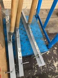 lot 48 image: CEMENT GAUGE RACK HANDLES