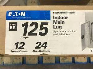 lot 52 image: EATON INDOOR MAIN LUG PANEL