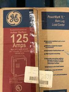 lot 59 image: GE MAIN LUG PANEL