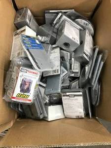 lot 68 image: ASSORTED ELECTRICAL BOXES AND OUTLET COVERS
